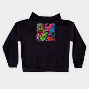 Abstract Fluoro 4 Kids Hoodie